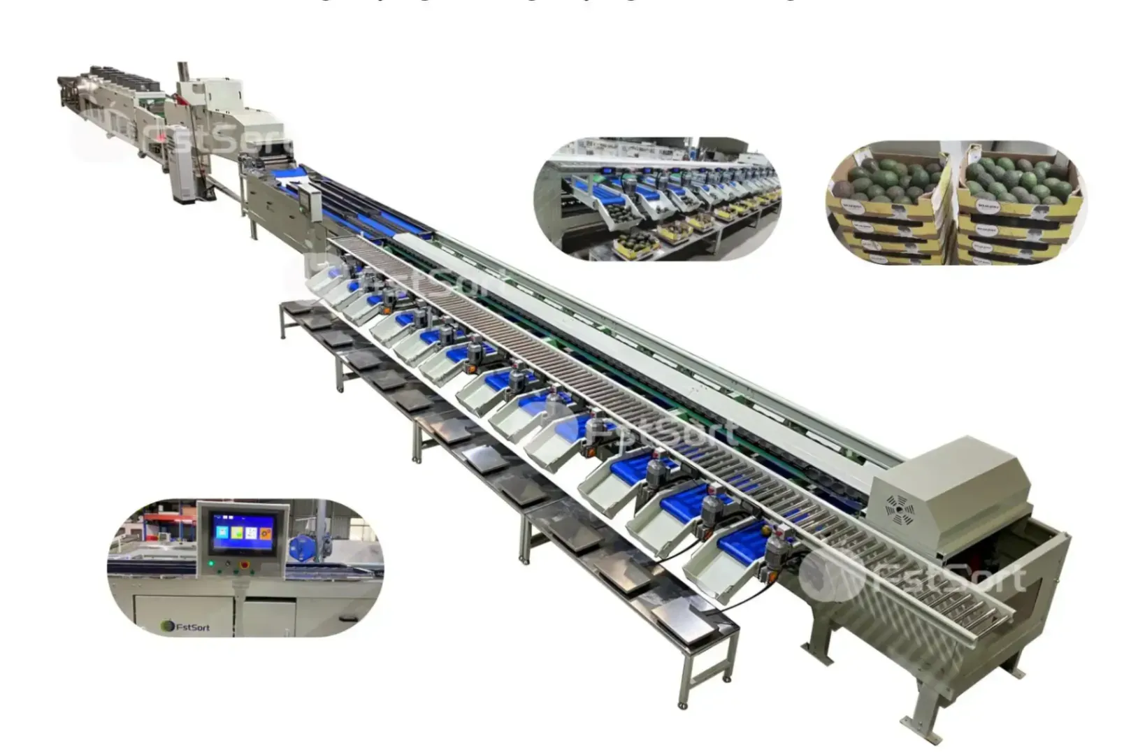 Avocado dual-channel waxing line