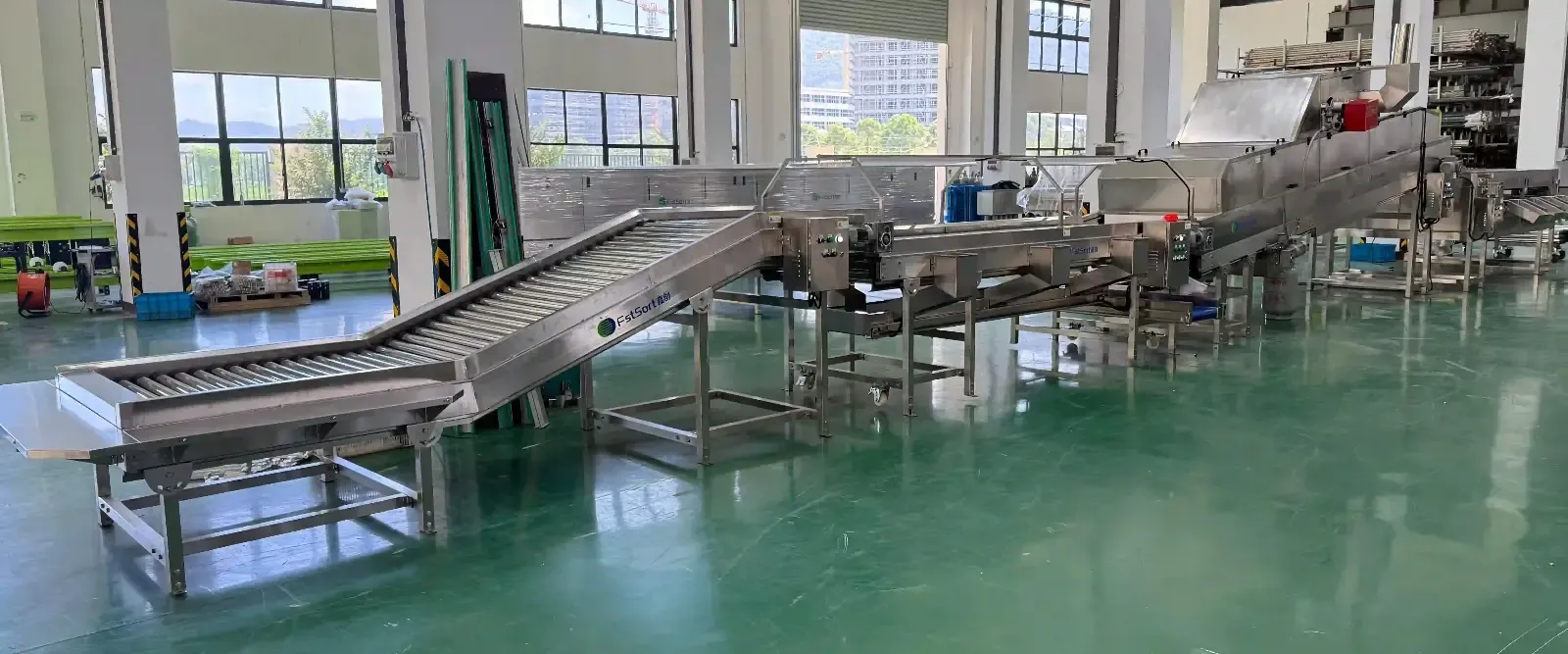Onion Drying Grading Line Customized for Brazil