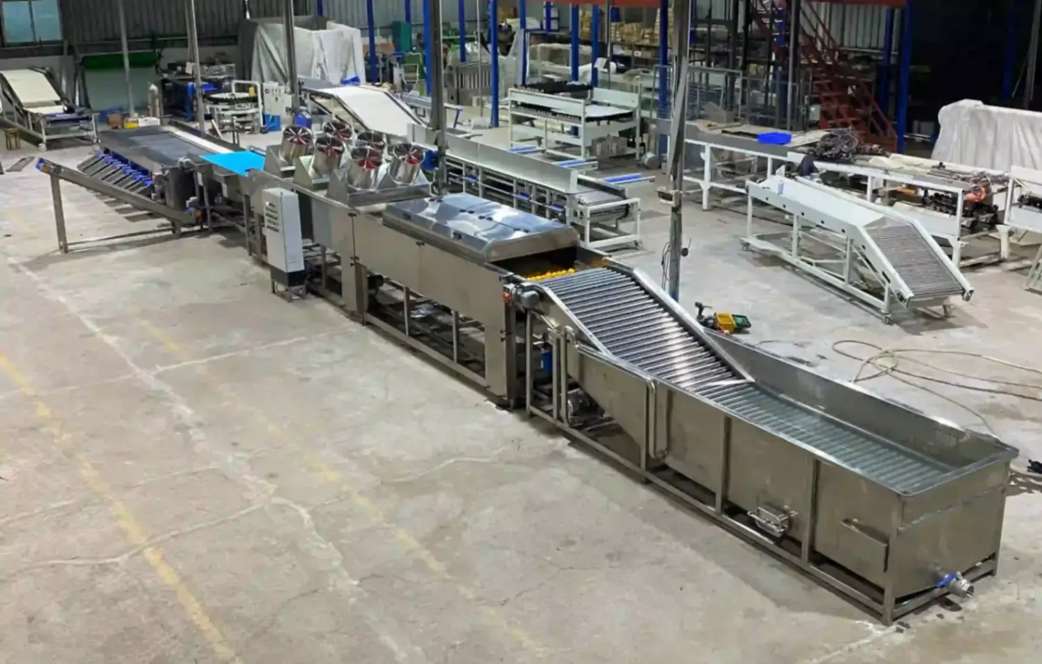 Sweet potato processing line in Nigeria